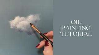 Oil painting tutorial - Fluffy Cloud