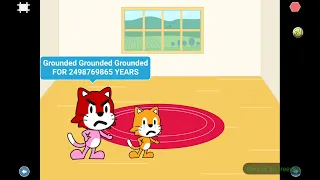 Jr scratch cat gets grounded for saying a bad word