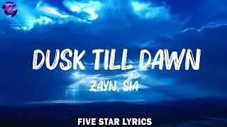 ZAYN, Sia - Dusk Till Dawn (Lyrics) | Justin Bieber, Marshmello, Bastille,... Mix Lyrics 2024