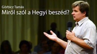 Görbicz Tamás: Miről szól a Hegyi beszéd?