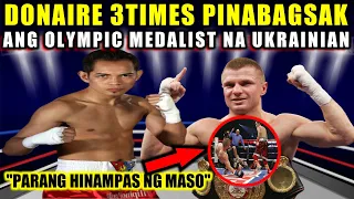 DONAIRE 3X PINABAGSAK ang UKRAINIAN na HINDI pa NATUMBA at PINAGRETIRO