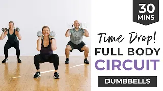 30 Minute FULL BODY Dumbbell Workout At Home (Circuits)