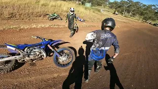 Easter weekend at Gap Creek Moto. (ft cooper), ( crazy loopout)