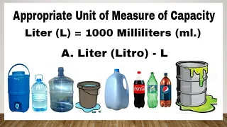 MATH 4TH QUARTER  LESSON 11: Measure objects Using Appropriate Measuring Tools (liter or milliliter)