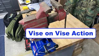 Howard's Total Vise with bench vise mounting plate