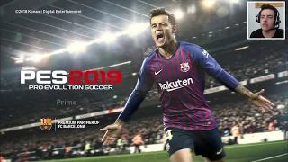 MINHA PRIMEIRA PARTIDA NA DEMO DO PES 2019 NO PS4 !!!!