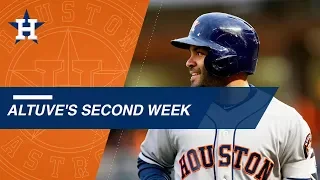 Jose Altuve collects six hits in solid week at the plate