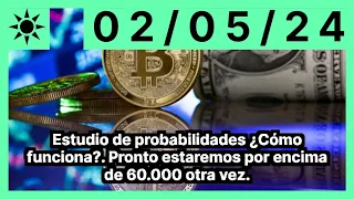 Estudio de probabilidades ¿Cómo funciona?. Pronto estaremos por encima de 60.000 otra vez.