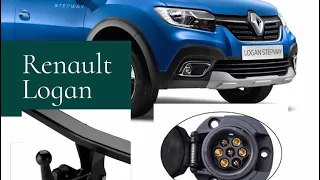 Установка фаркопа Рено Логан степвей Installation of a Trailer Hitch on a Renault stepway