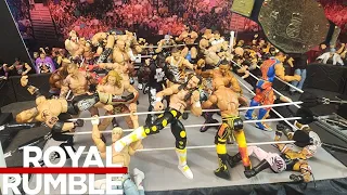 2024 ROYAL RUMBLE WWE ACTION FIGURE MATCH! World Heavyweight Championship!