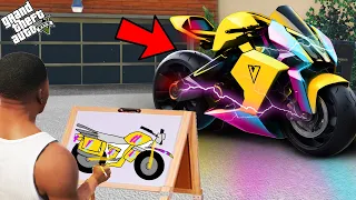 Franklin Using Magical Painting To Find The Powerful & Fastest God Bike In Gta V