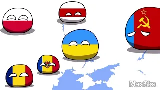 MODERN HISTORY OF UKRAINE IN COUNTRYBALLS