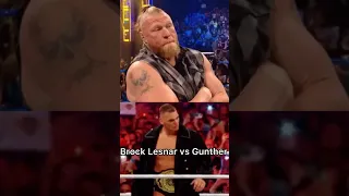 Brock lesnar vs Gunther Comparison #shorts