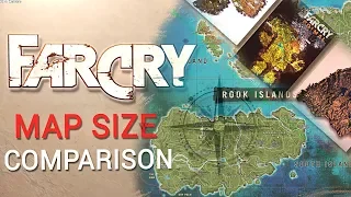 Far Cry maps SIZE comparison (Far cry 5, Far cry 4, New dawn & more))