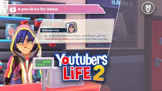 A Pen Drive For Adam! - Youtubers Life 2 Friendship Mission Quest