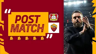 “Partita giocata con grande orgoglio” | DANIELE DE ROSSI AL TERMINE DI LEVERKUSEN-ROMA