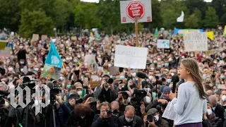 Thousands of activists across Europe protest climate change