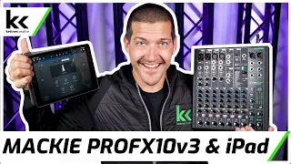 How To Connect Mackie ProFX10v3 to iPad