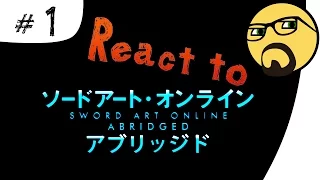 React to "SAO: Abridged" #1 [GER] [PARODIE]