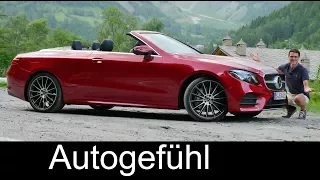 Mercedes E-Class Convertible FULL REVIEW test E-Klasse Cabriolet - Autogefühl