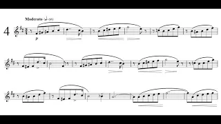 Concone 25 No.4 - Solo Bass Clarinet