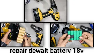 repair dewalt battery 18v