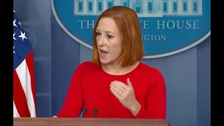 Jen Psaki MOPS THE FLOOR with Fox reporter after dumb question