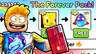 THE FOREVER PACK MADE ME BANKRUPT!! - Roblox Pet Simulator 99