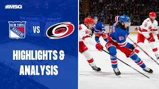 Hurricanes Score 3 Goals In 3rd Period To Best Rangers 3-2 | New York Rangers