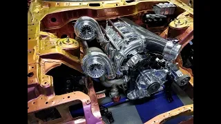 4 rotor twin turbo 1400hp engine build mazda Rx7 Defined Autoworks