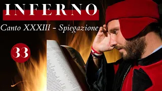 XXXIII Canto dell' Inferno - (Il Conte Ugolino) - Piazza Bernardo Tanucci a Stia. - (Spiegazione)