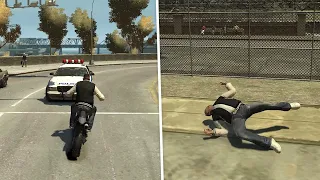 GTA 4 - Motorcycle Ragdolls Compilation Vol. 9 (Euphoria physics)