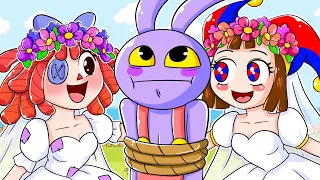 POMNI & RAGATHA want to Marry JAX!! - The Amazing Digital Circus Animation