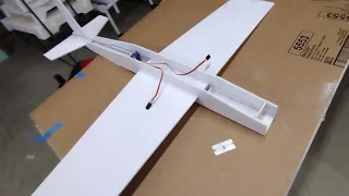 3D foam board airplane build