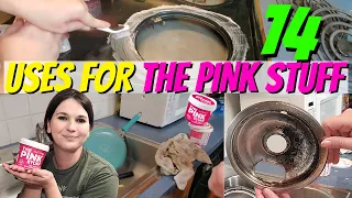 14 WAYS TO USE THE PINK STUFF : ( PINK STUFF CLEANING HACKS ( TIKTOK ) | MIRACLE CLEANING PASTE )