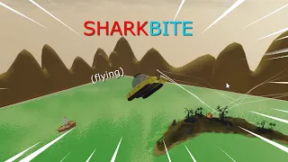 Speed Glitch in Roblox Sharkbite! (UFO-Submarine)