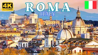 Roma Italy 🇮🇹 in 4K ULTRA HD 60 FPS Video by Drone