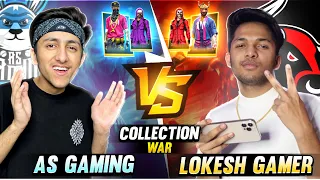 Lokesh Gamer Challenge Me For Collection War😂 Richest Collection In India $9999- Garena Free Fire