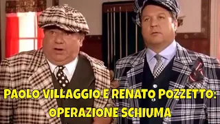 Pozzetto e Villaggio 🎬 Le Comiche - "Operazione ...Schiuma !!! Tac!!!"
