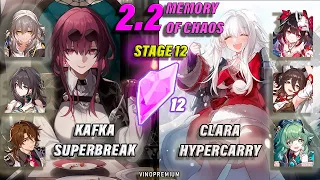 E0S0 KAFKA SUPER BREAK & E0S1 CLARA HYPERCARRY / MOC 12 / HONKAI STAR RAIL 2.2