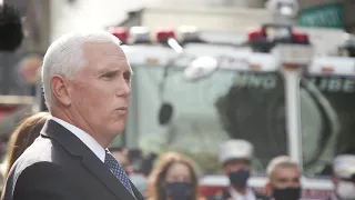 Vice President Pence visits the 9/11 Memorial in New York City
