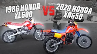 THE REAL XL600R VS XR650 COMPARISON!