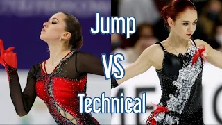 Whose jumping technique is better? Alexandra Trusova VS Kamila Valieva.