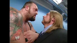 Big Show, Shawn Michaels and John Cena confront Triple H about Ric Flair (WWE RAW) HD | 2005