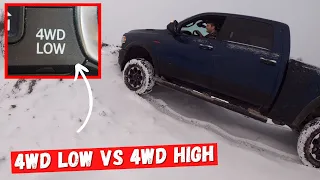 4WD Low vs 4WD High | What is the Difference? **Heavy Duty Mechanic Explains**