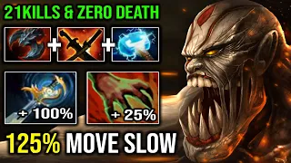 CRAZY 125% MOVE SLOW Echo Sabre Lifestealer with 21Kills & Zero Death Hit Like a Truck Dota 2