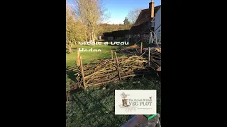 Build a dead hedge for wildlife