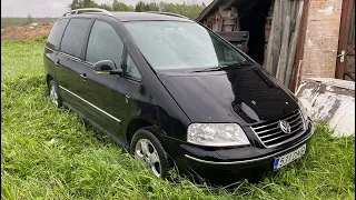 Starting 2006 Volkswagen Sharan 2.0TDI After 2 Years + Test Drive