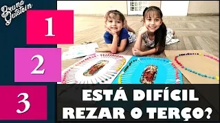 3 Maneiras de rezar o terço com as crianças!