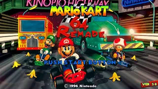 Mario Kart Wii - Mario Kart 64 Remade 3.0 // All 8 Cups [150cc] Full Gameplay Walkthrough Longplay